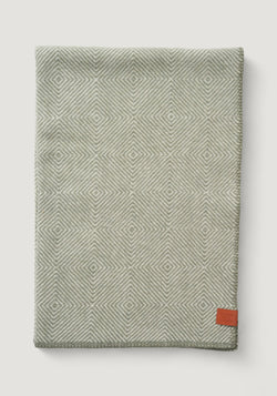 Pled din lână - Gooseye Kids Green