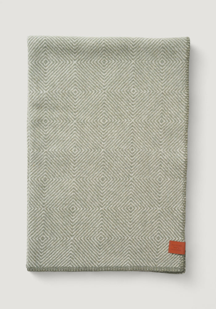 Pled din lână - Gooseye Kids Green