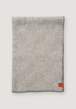 Pled din lână - Gooseye Kids Grey