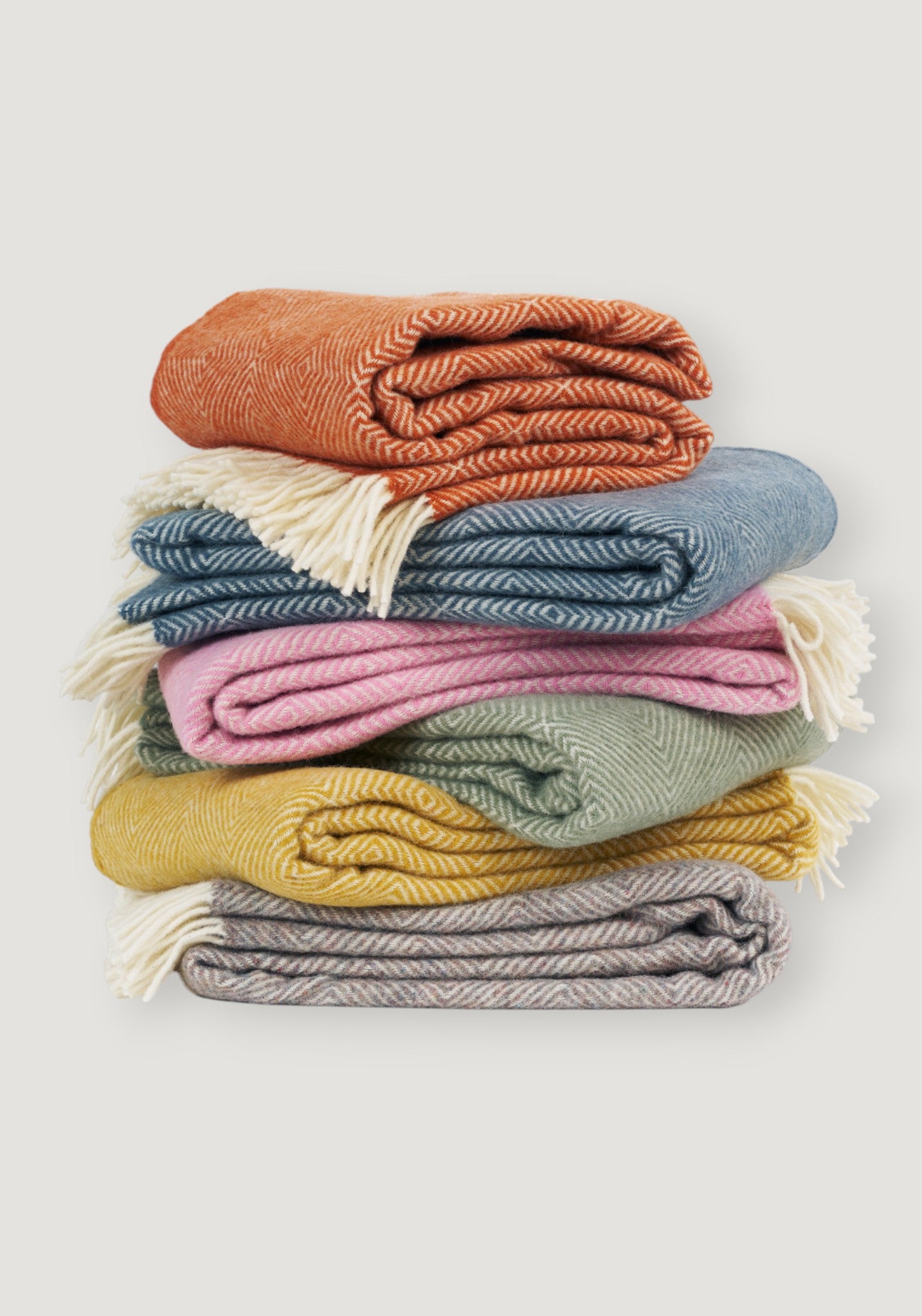 Pled lână reciclată - Gooseye Yellow