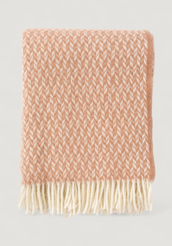 Pled din lână - Lovik Apricot