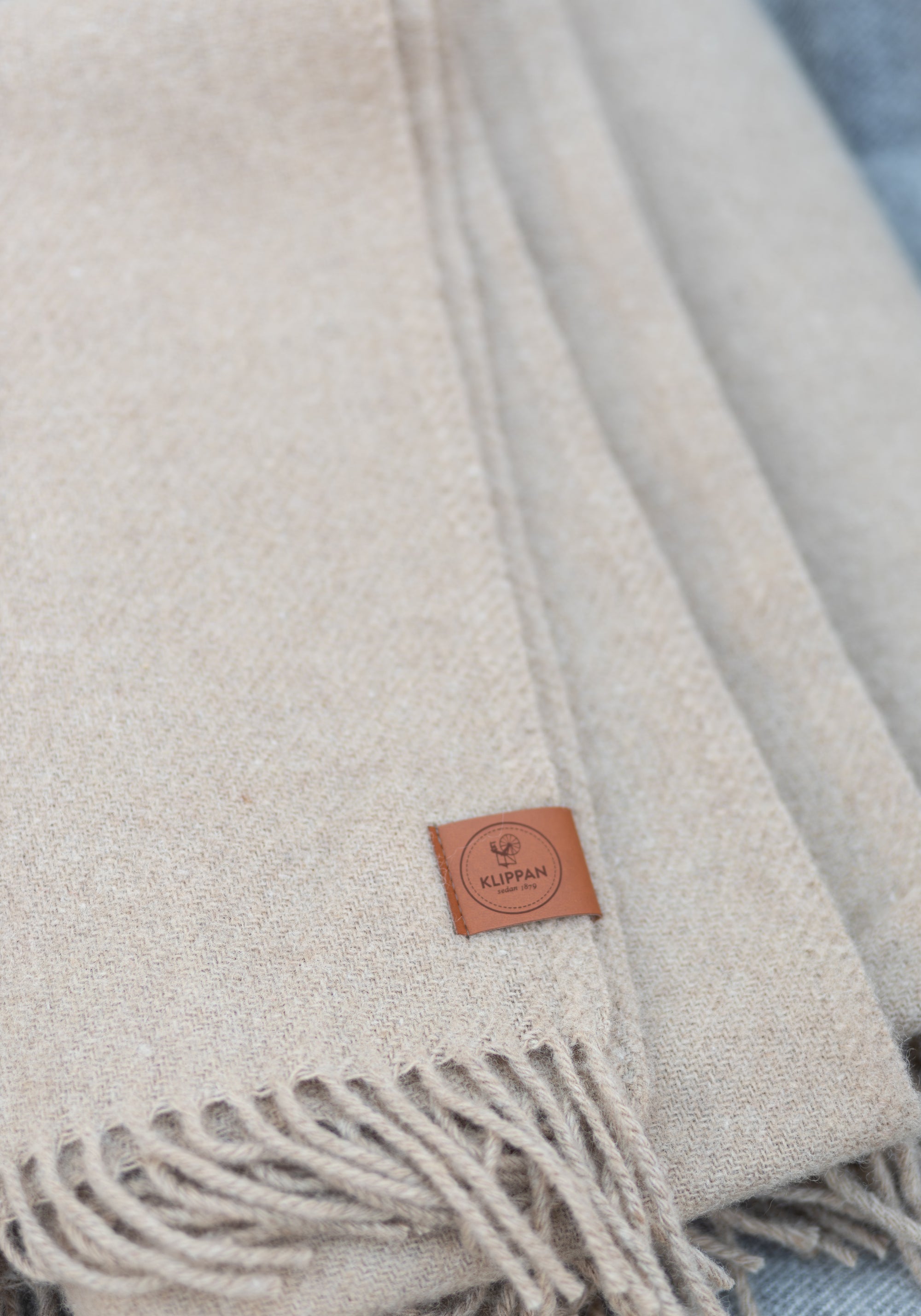 Pled din lână - True Cream