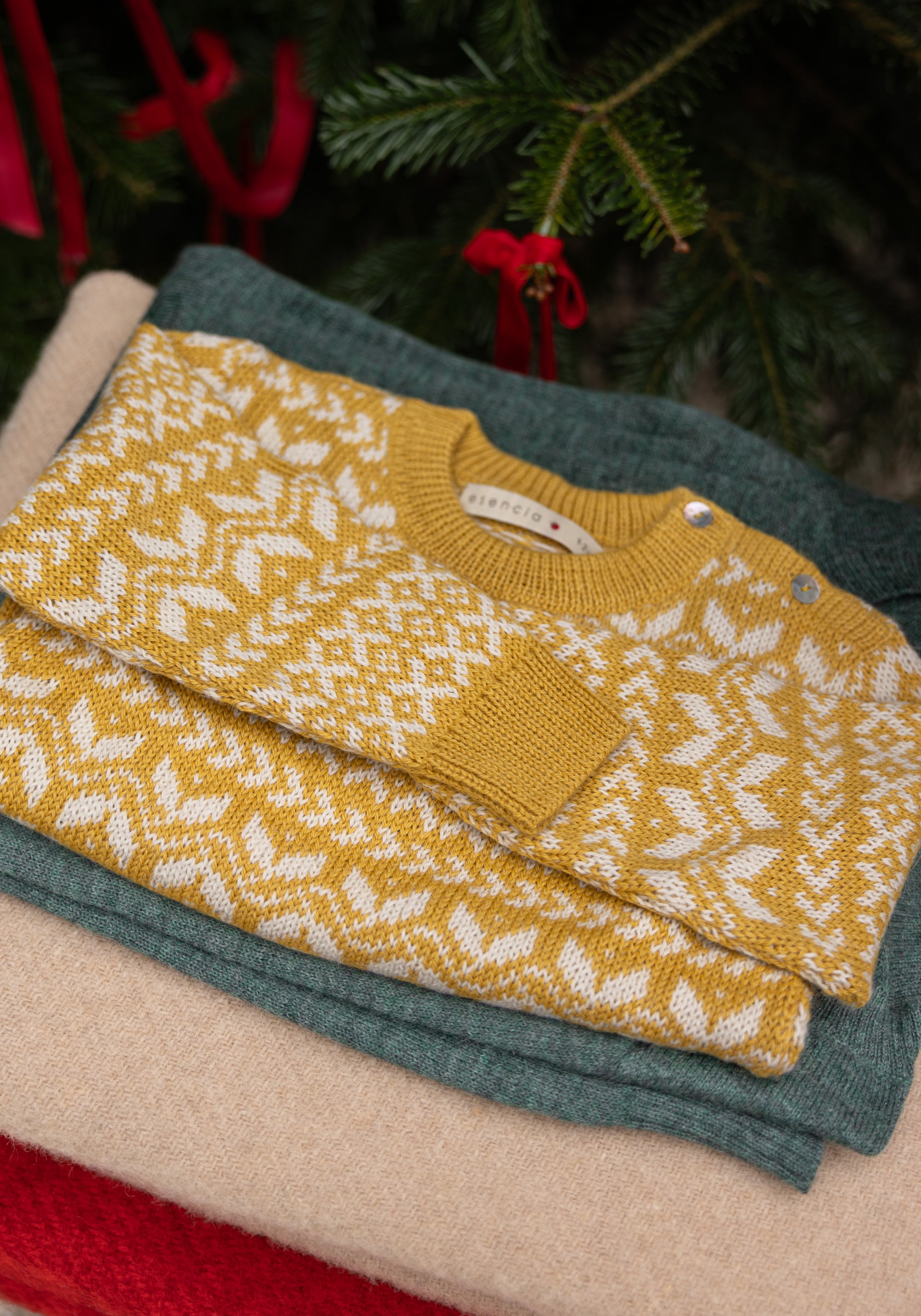 Pulover alpaca - Louis Amber/Ivory