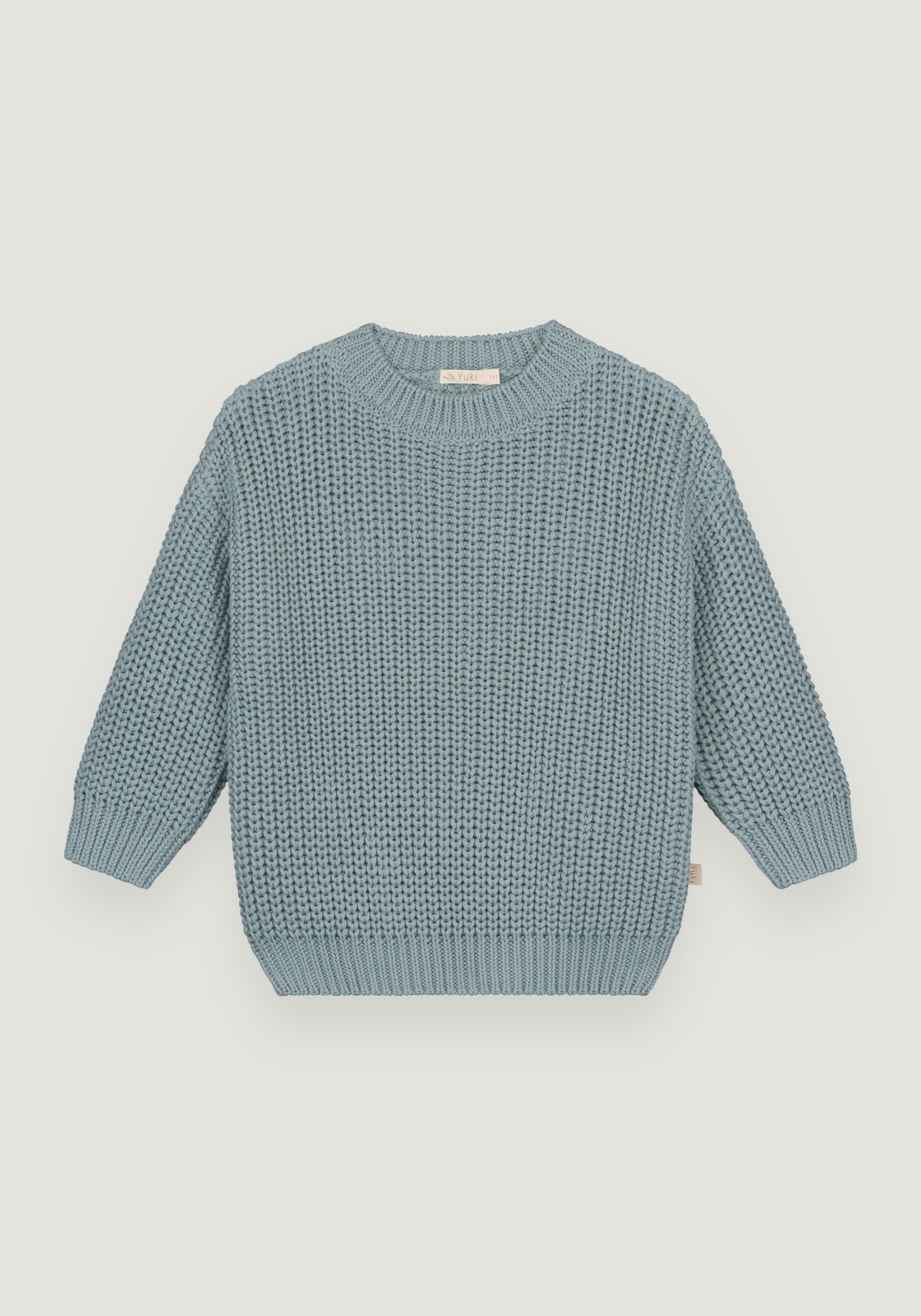 Pulover Chunky Knit din bumbac - Ocean Yuki HipHip.ro