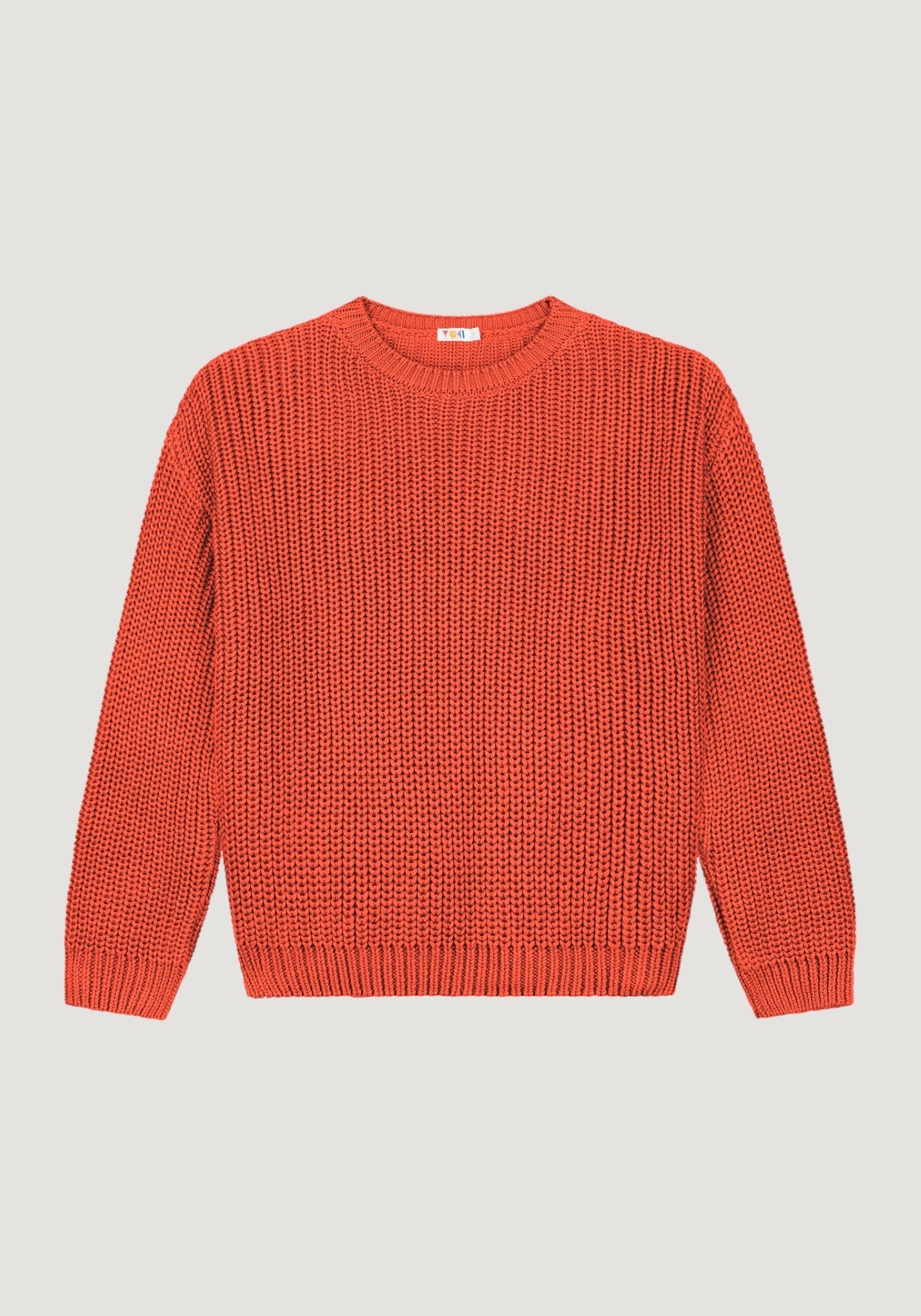 Pulover Chunky Knit femei din bumbac - Mandarin Yuki HipHip.ro