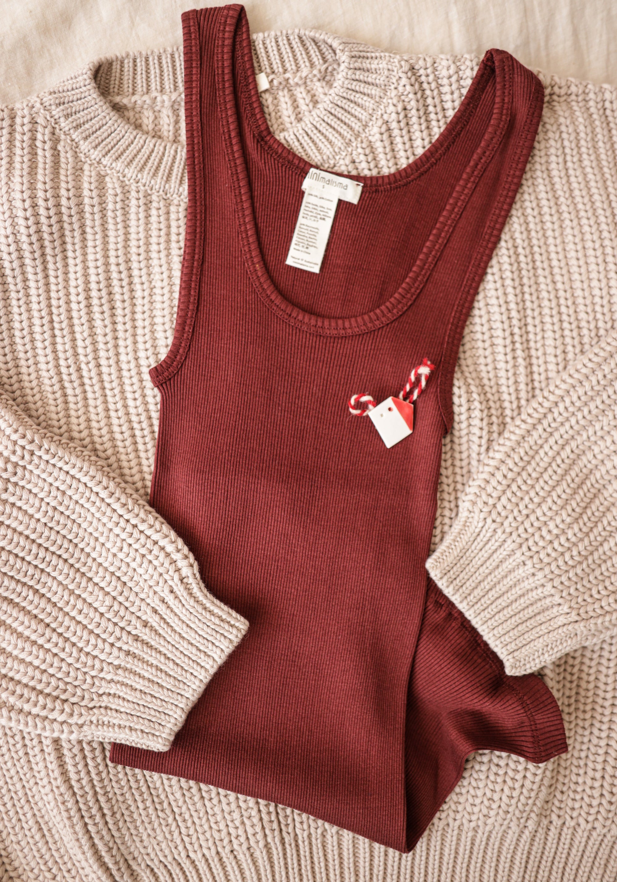 Pulover Chunky tricotat femei din bumbac - Moon