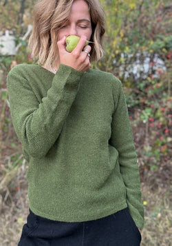 Pulover din baby alpaca - Iloe Olive
