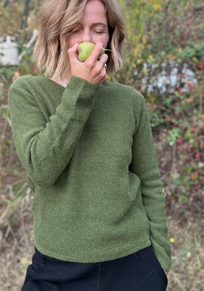 Pulover din baby alpaca - Iloe Olive