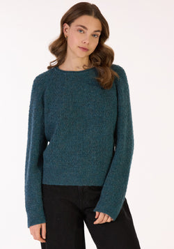Pulover din baby alpaca - Juliane Blue