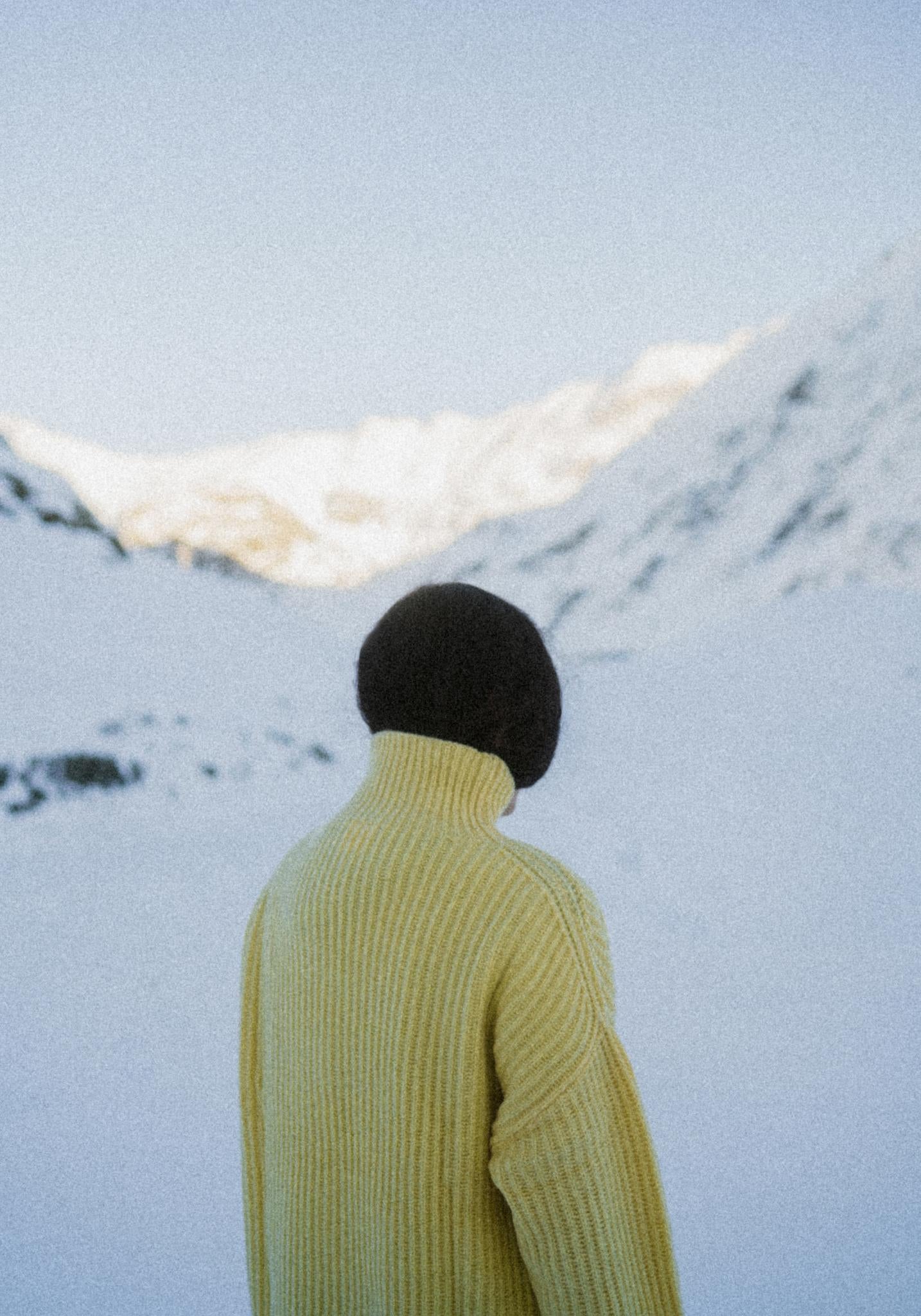 Pulover din lână - Rib Wheat