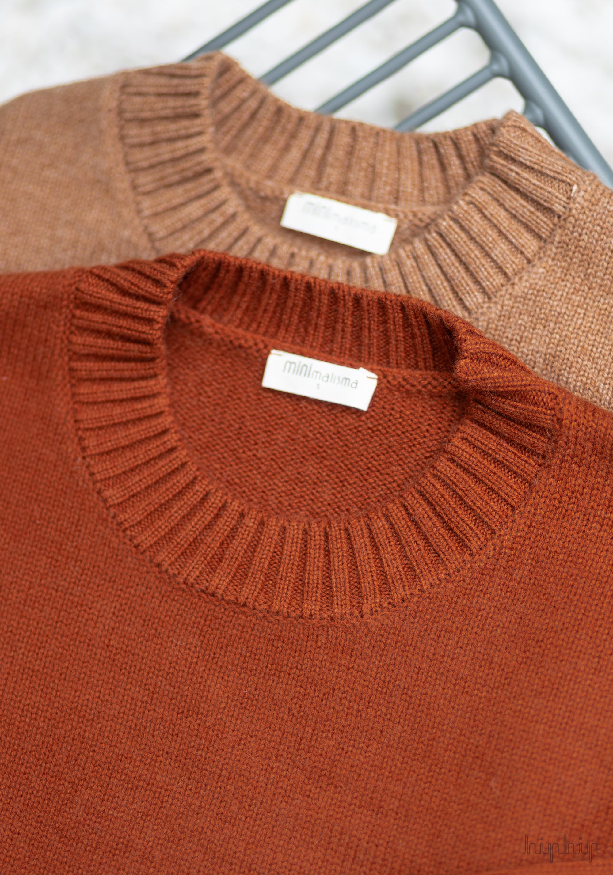 Pulover din lână și cașmir - Iris Camel