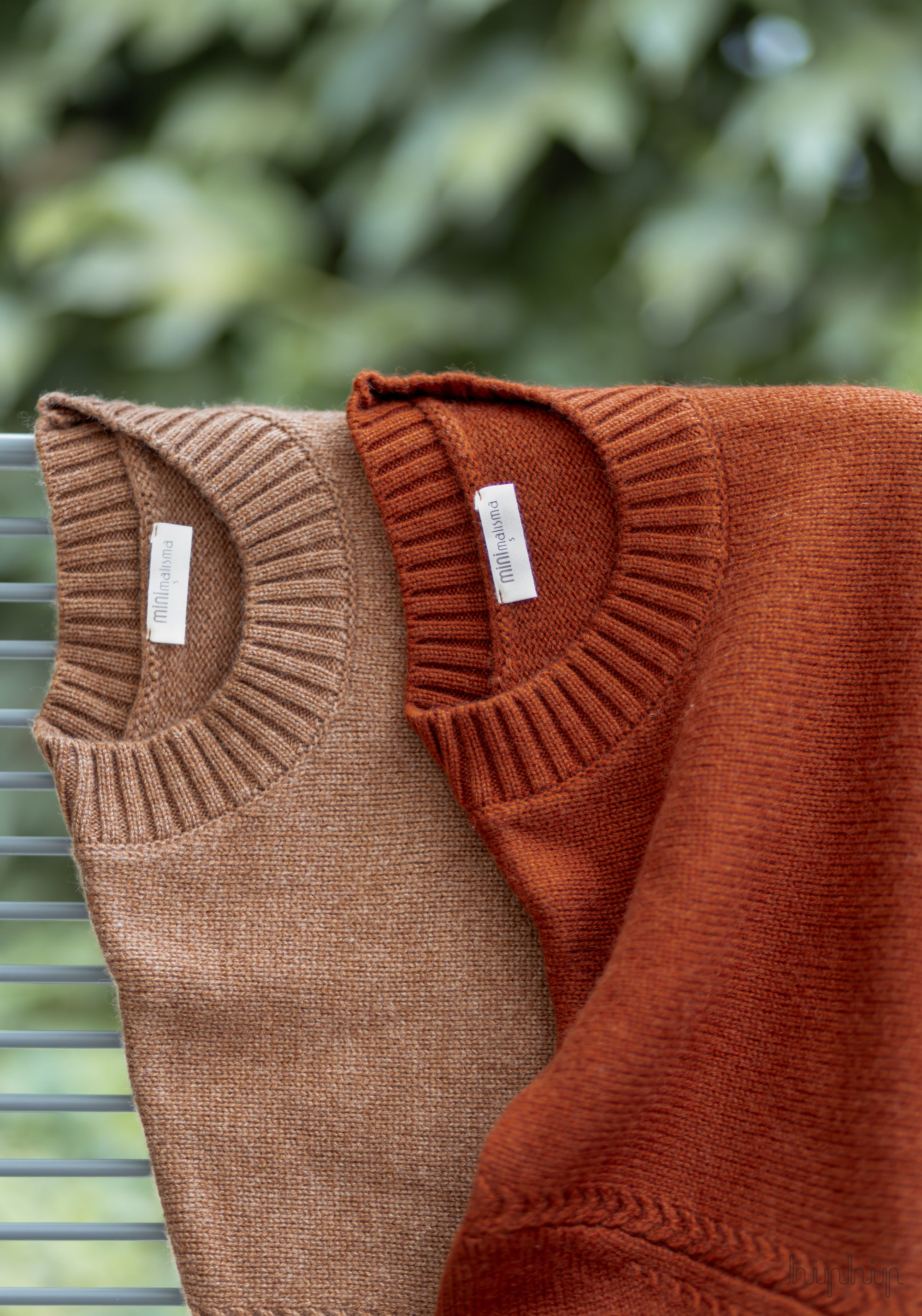 Pulover din lână și cașmir - Iris Camel