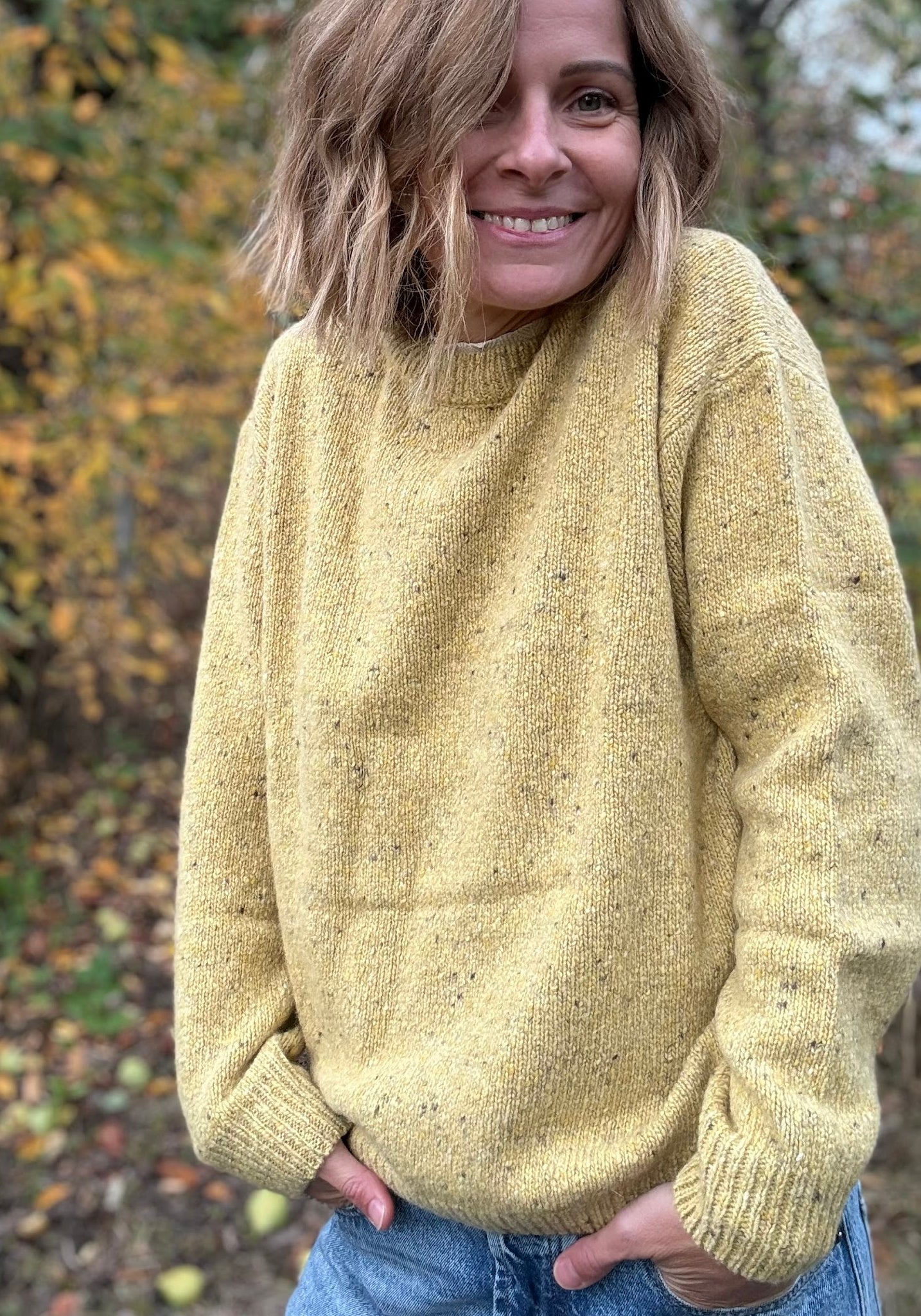 Pulover din lână - The Speckled Yellow