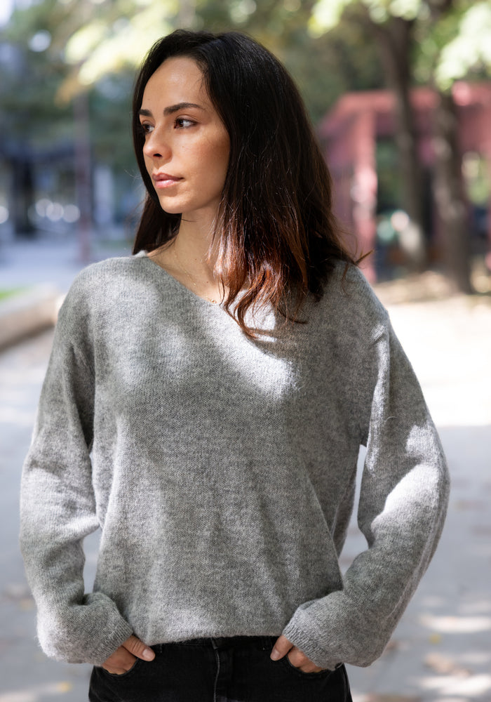 Pulover femei baby alpaca - Doriane Grey