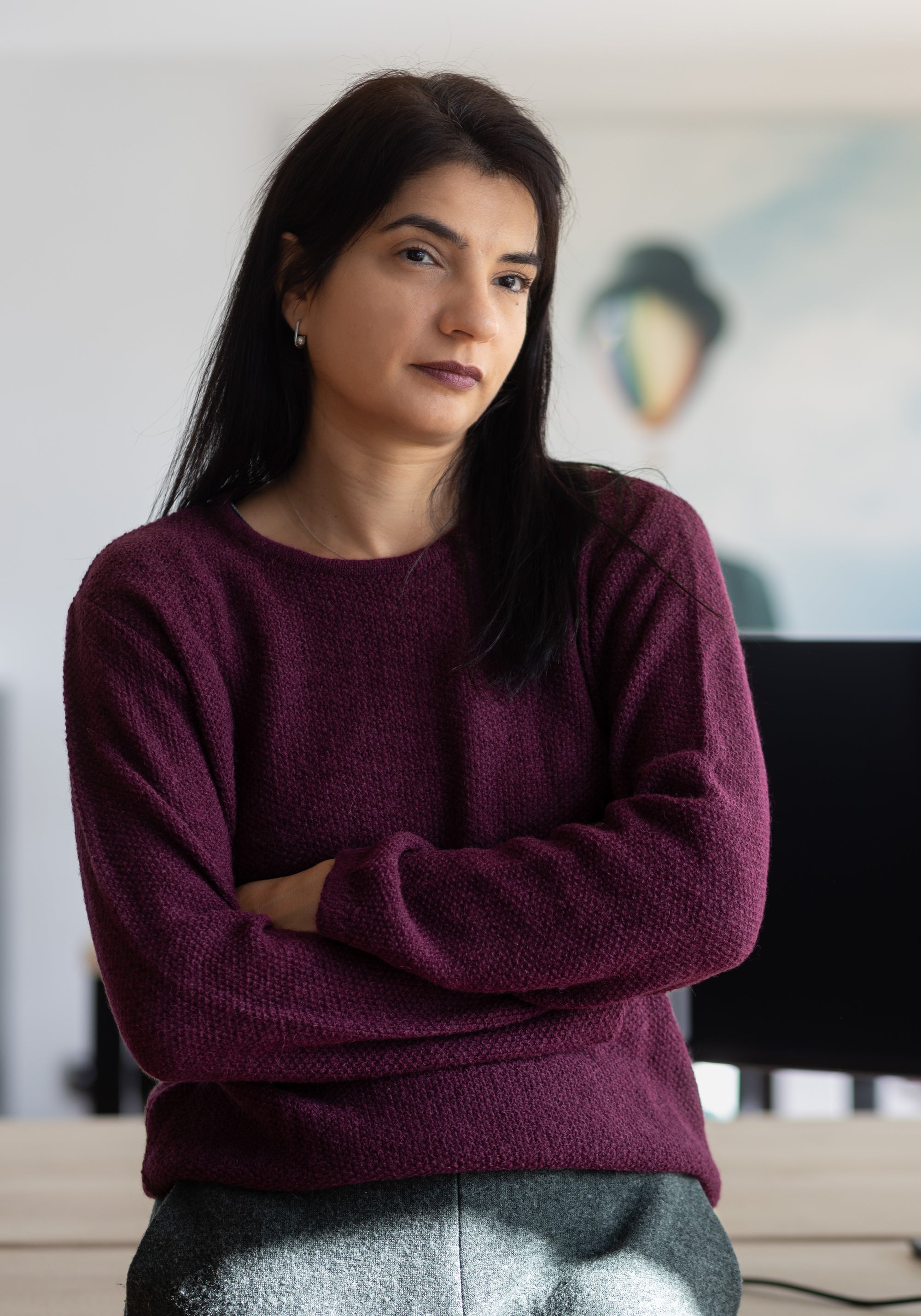 Pulover femei baby alpaca - Isadora Plum