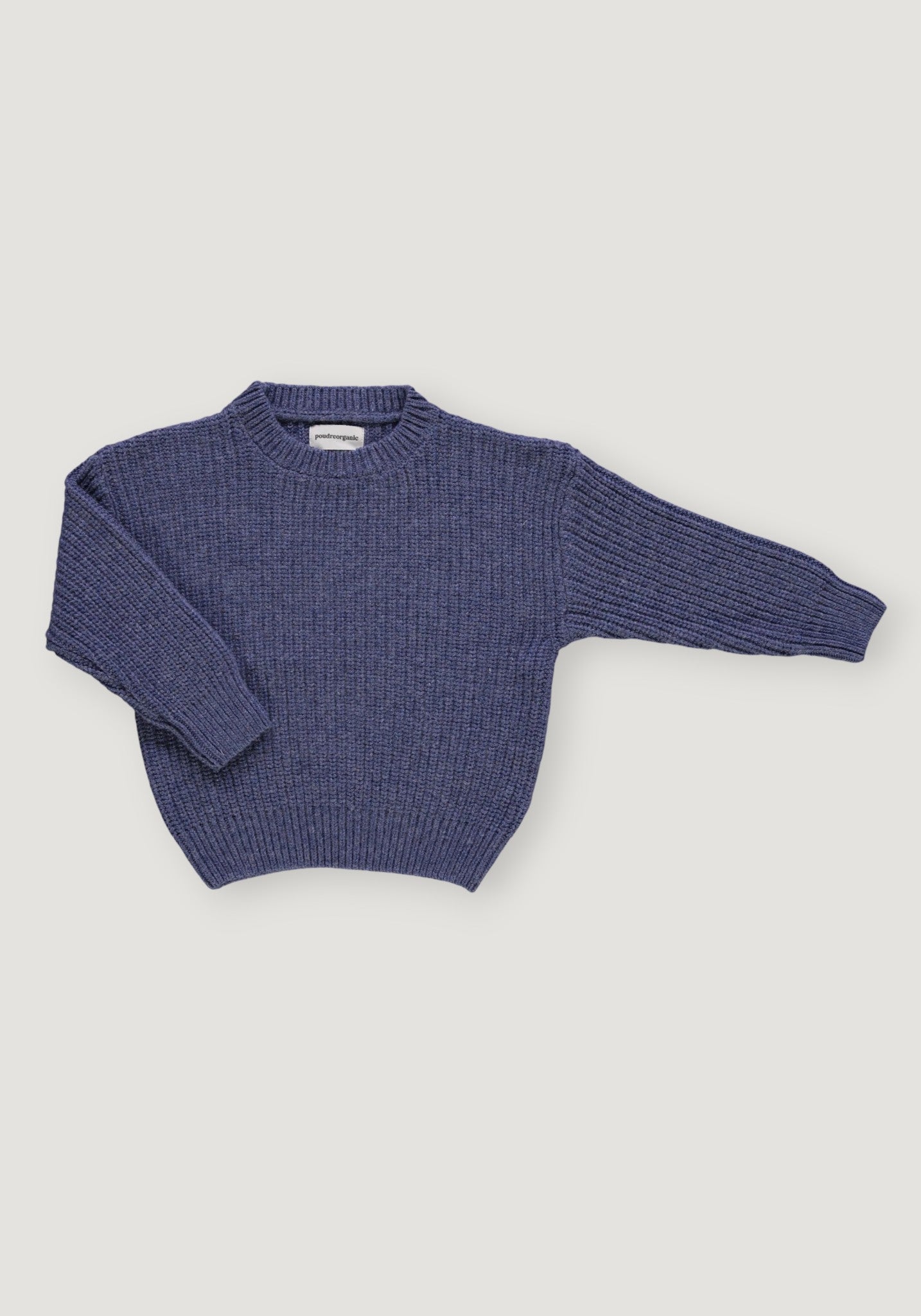 Pulover tricotat din lână și cașmir - Pissenlit Blue Jean