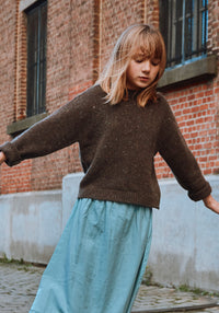 Pulover tricotat din lână reciclată - The Spackled Chocolate