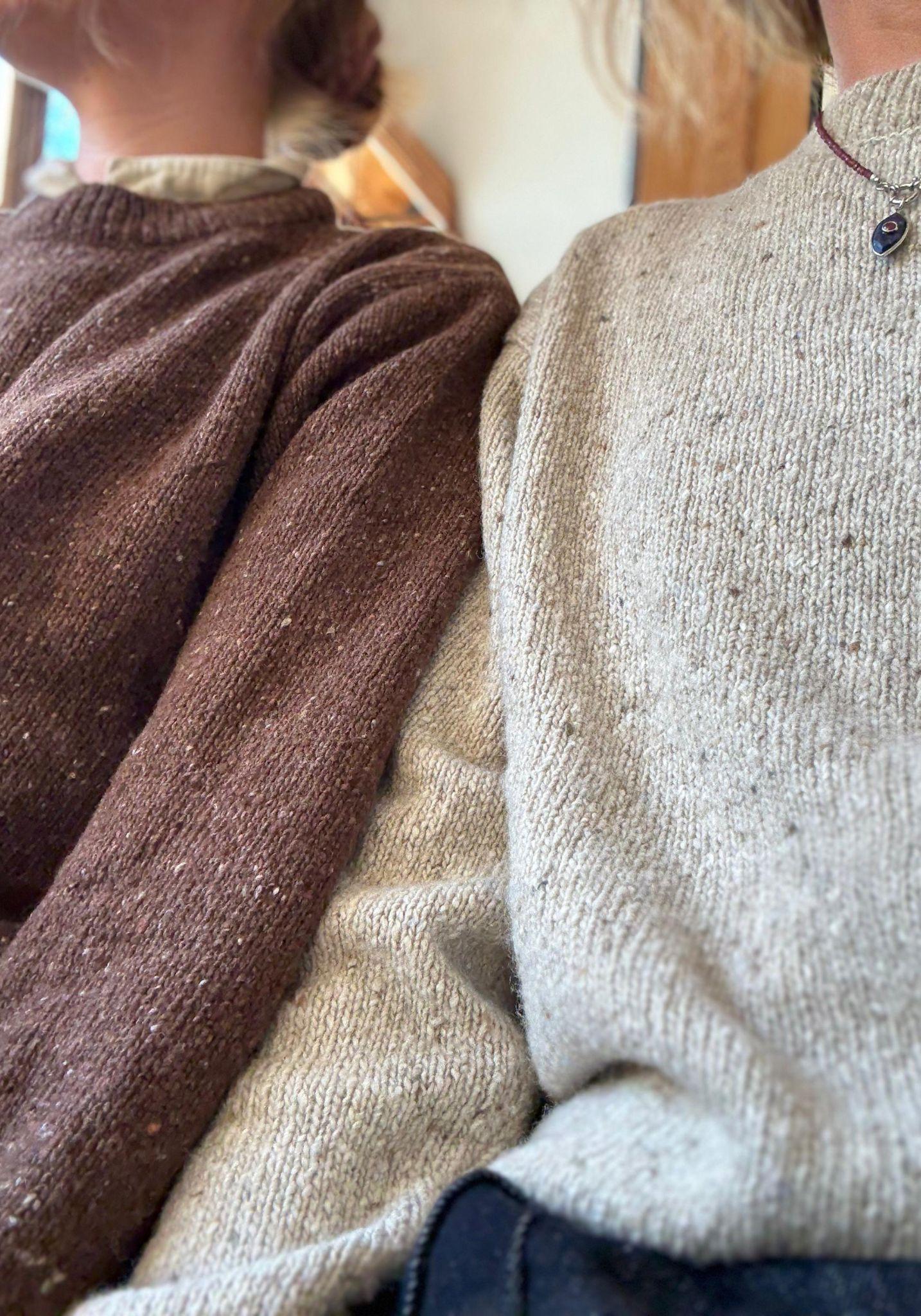 Pulover tricotat femei din lână - The Spackled Chocolate