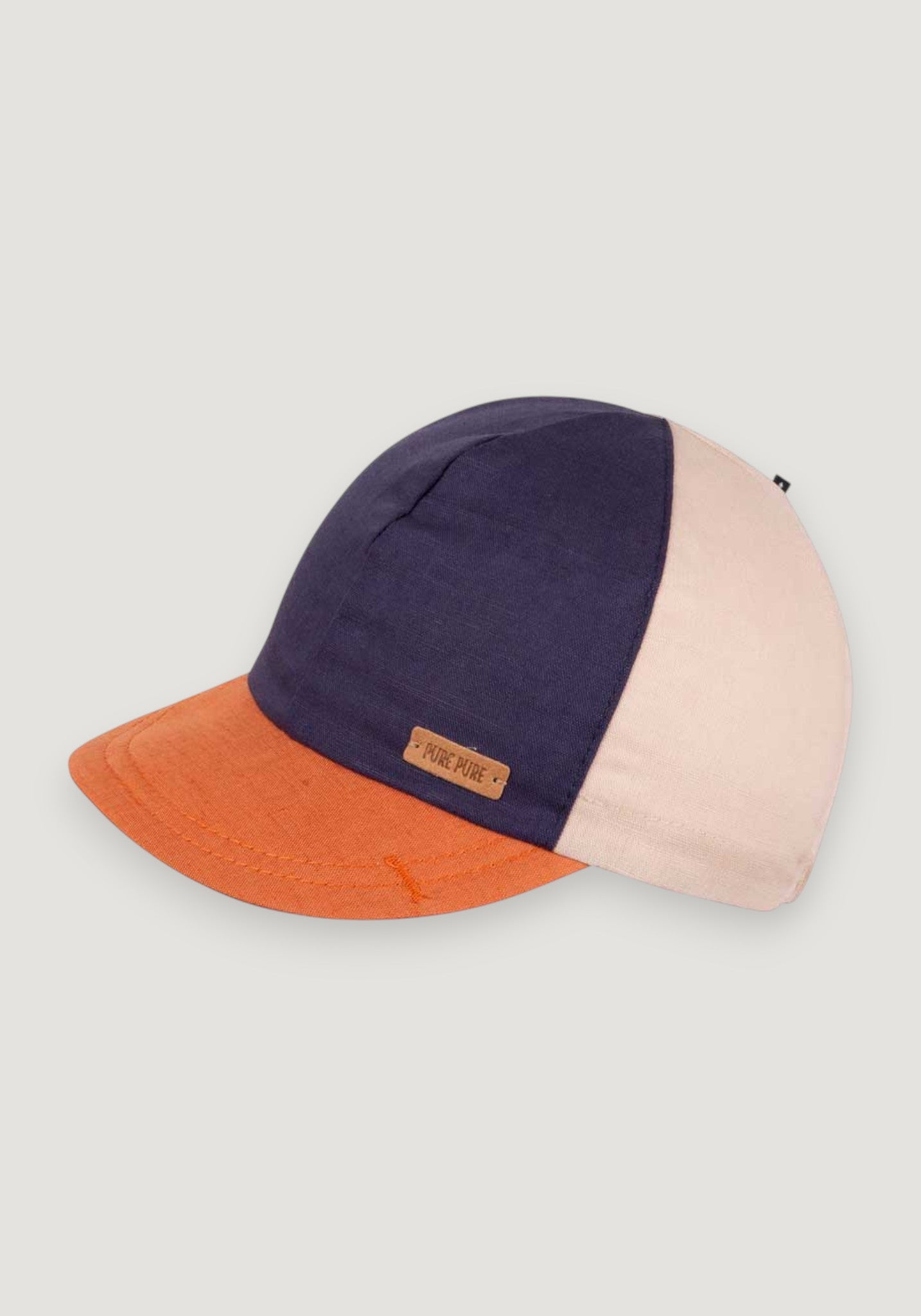 Șapcă Light din bumbac și in - Navy