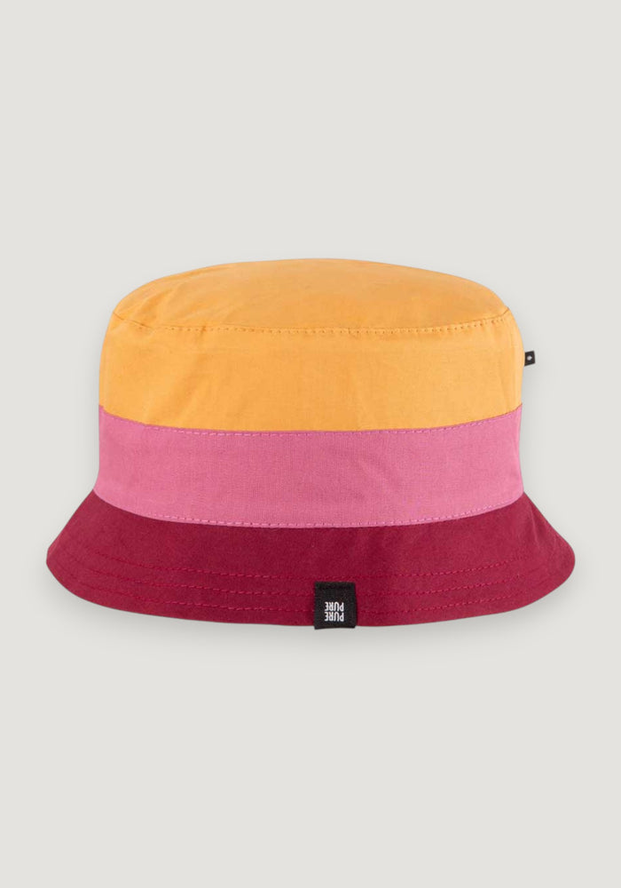 Pălărie bucket Light din bumbac - Raspberry