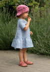 Rochie din in - Sky Blue