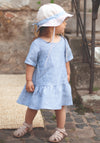 Rochie din in - Sky Blue
