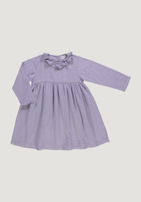 Rochie din muselină dublă de bumbac - Campanule Lavender Aura Poudre Organic HipHip.ro