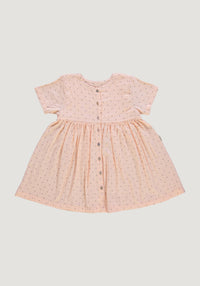 Rochie din muselină dublă de bumbac - Guarana Points Bellini