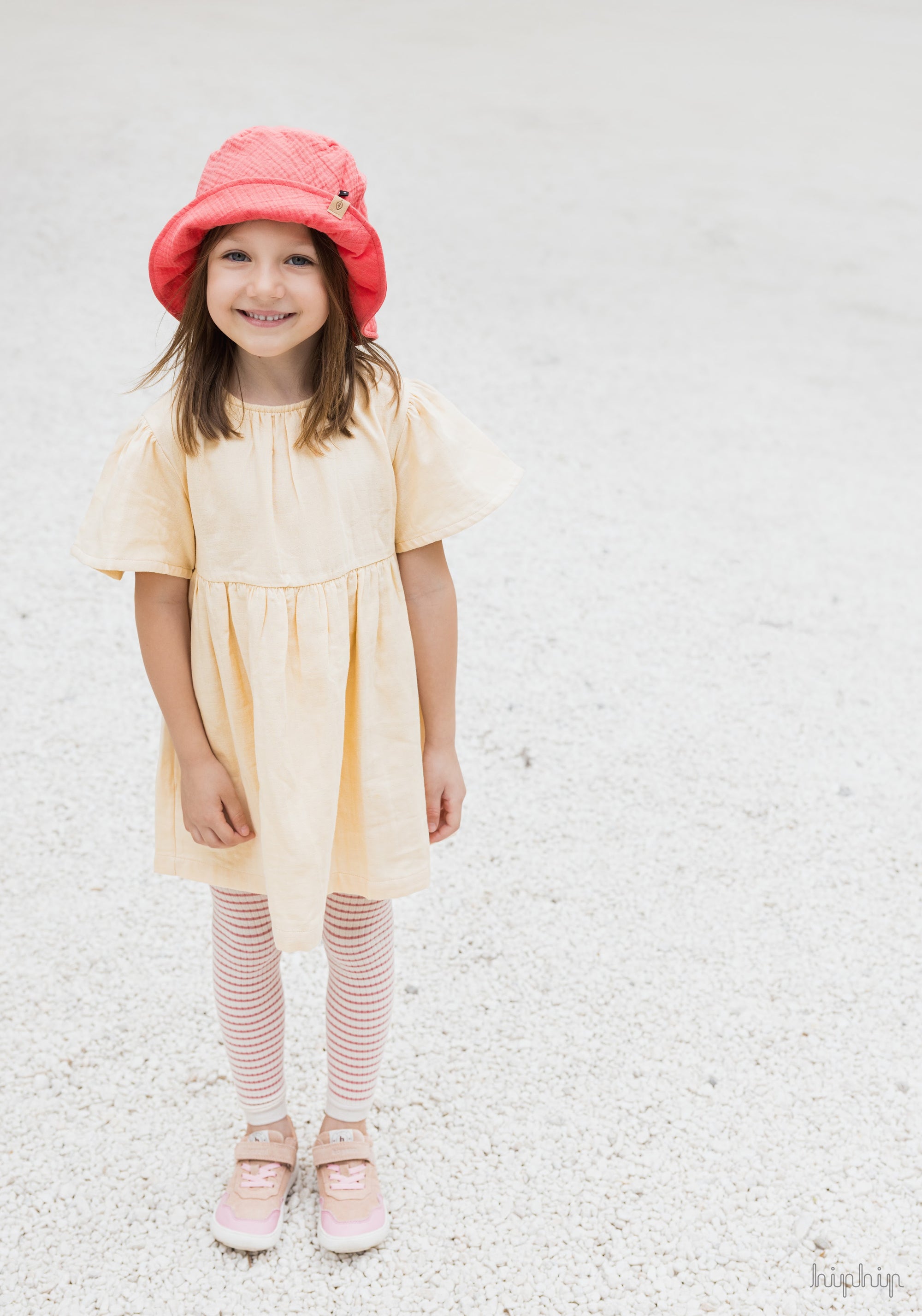 Rochie din muselină dublă de bumbac - Lilas Sun Kiss