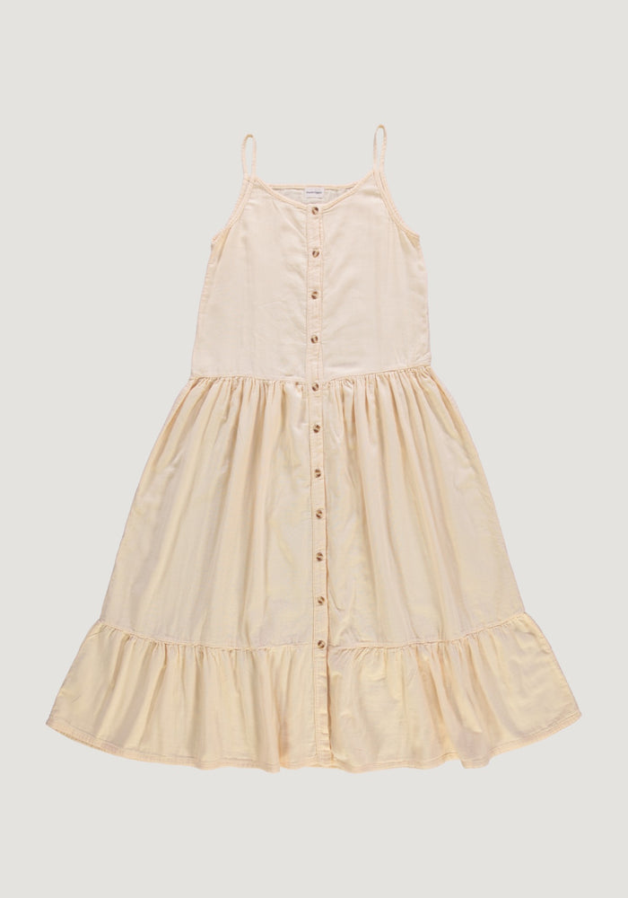 Rochie femei din muselină dublă de bumbac - Celosie Double Cream