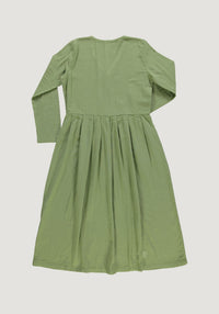 Rochie femei din muselină dublă de bumbac - Ipomee Turtle Green