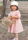 Rochie muselină dublă din bumbac - Candy Natur