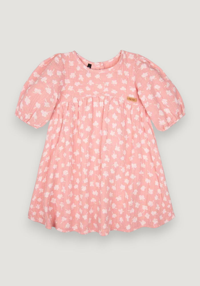 Rochie muselină dublă din bumbac - Candy Natur