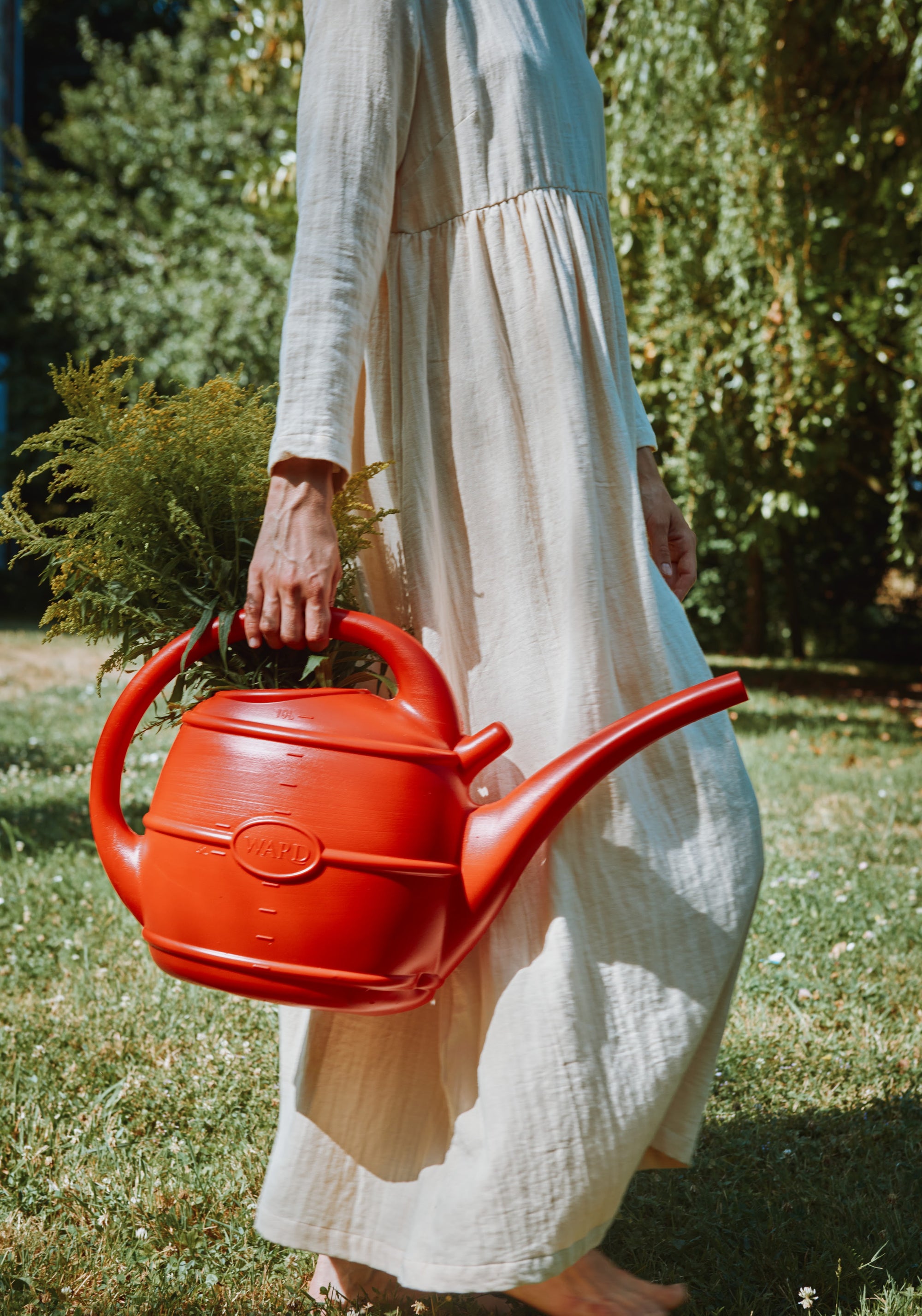 Rochie muselină dublă din bumbac - Muscari Biscotti