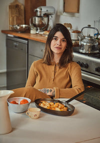 Rochie rib femei din bumbac - Tagete Dijon Poudre Organic HipHip.ro