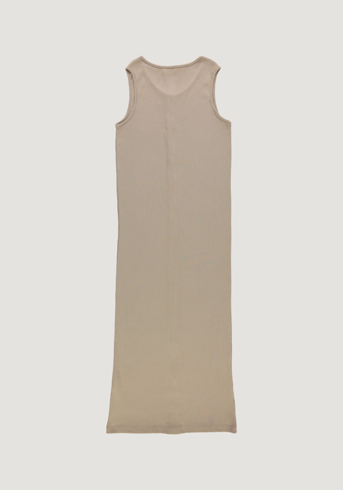 Rochie rib femei din bumbac - Iris Olive Gray
