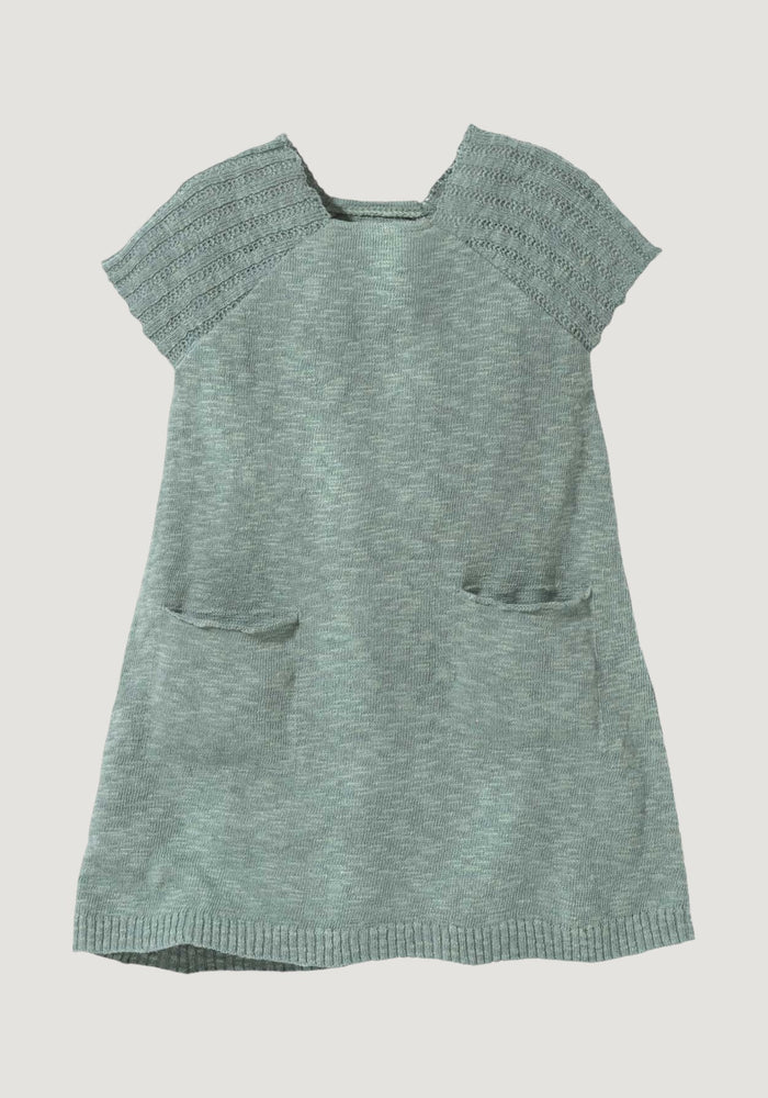 Rochie tricotată din bumbac și in - Jade