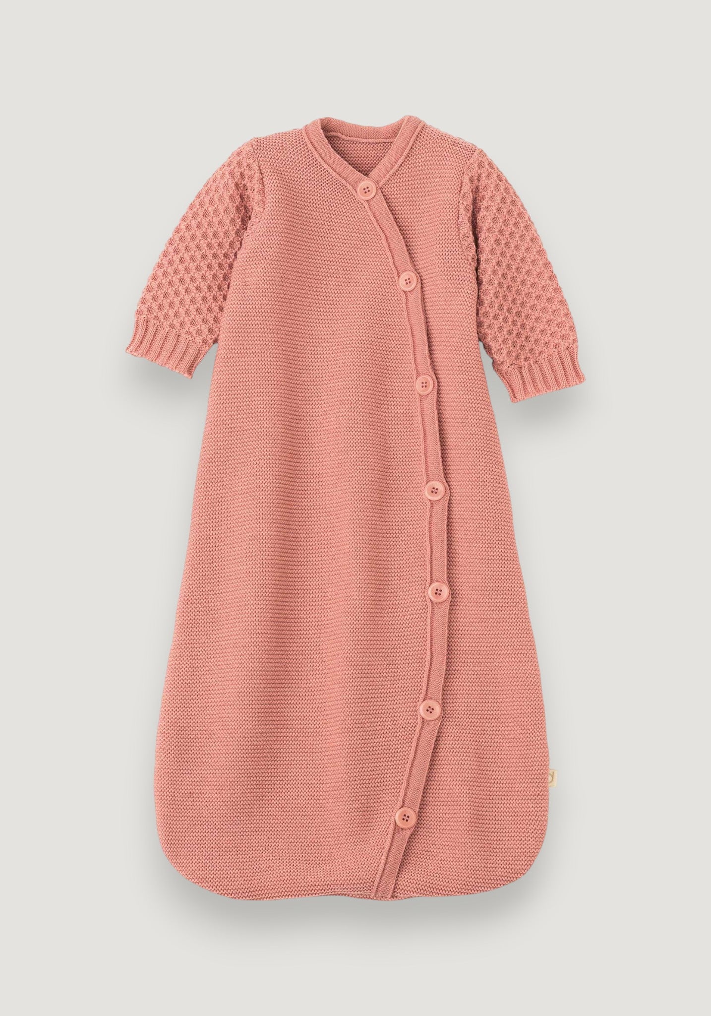 Sac de dormit din lână merinos - Soft Pink