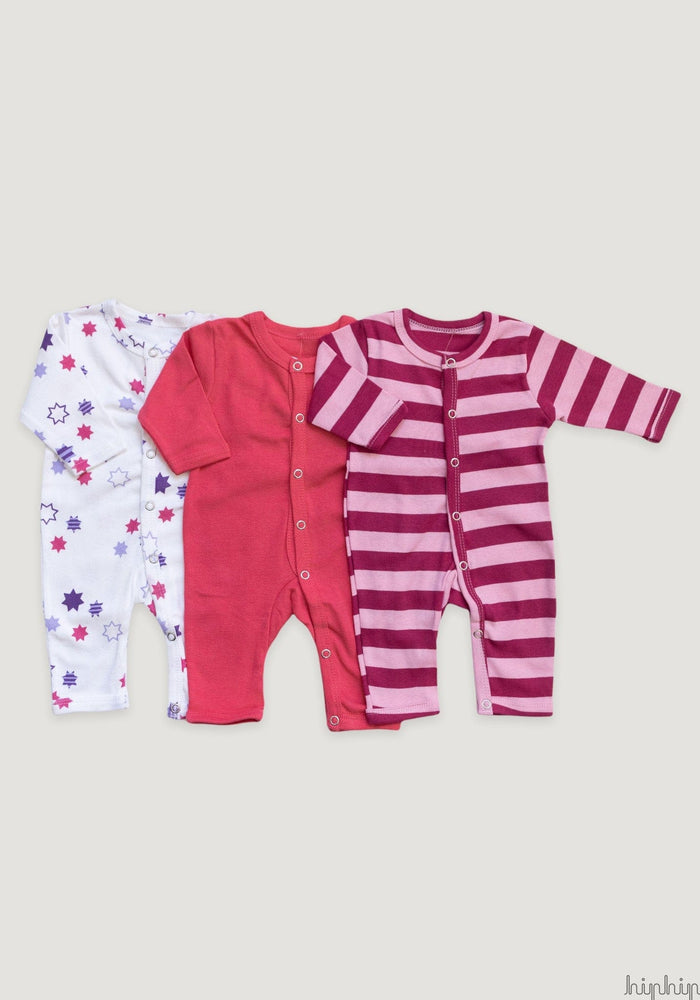 Jumpsuit bumbac - Use It All Girl (set 3 buc) Joha HipHip.ro