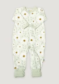 Jumpsuit cu șosete din bumbac - Daisy Mint Aop 70