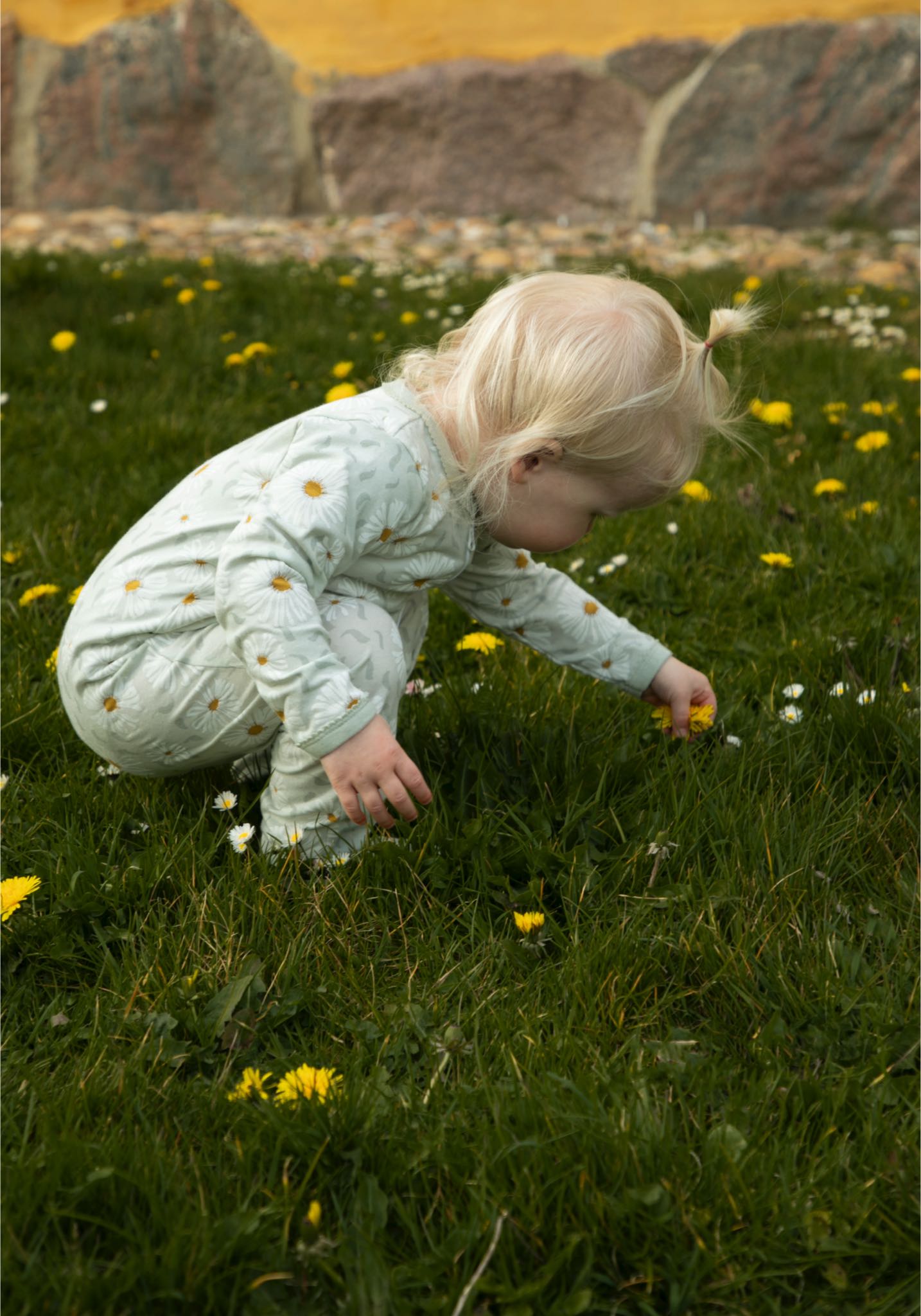 Jumpsuit cu șosete din bumbac - Daisy Mint Joha HipHip.ro