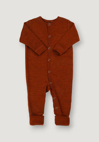 Salopetă cu șosete lână merinos - Basic Russet 50