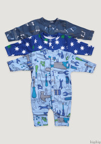 Jumpsuit bumbac - Use It All Boy (set 3 buc) Joha HipHip.ro