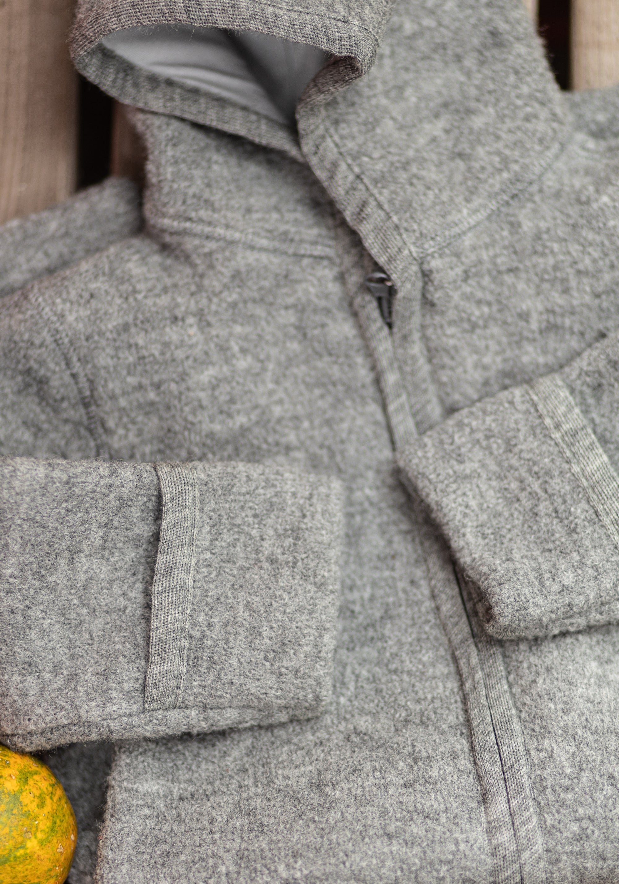 Salopetă din lână fiartă - Grey