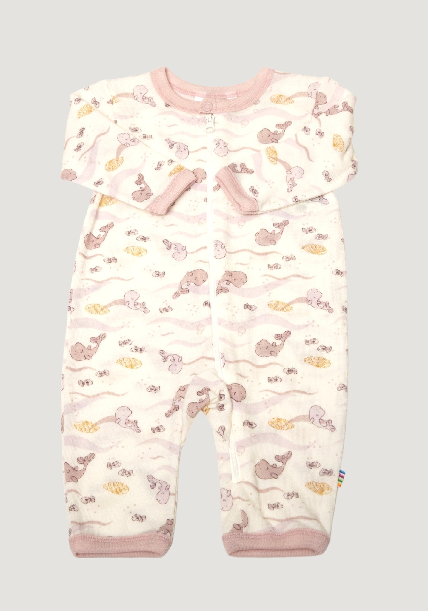 Jumpsuit lână de vară - Sea Pink Joha HipHip.ro