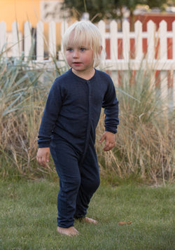 Salopetă cu șosete din lână merinos - Basic Marine