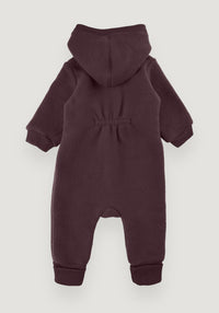 Overall fleece cu glugă din lână merinos - Huckleberry Mikk-line HipHip.ro