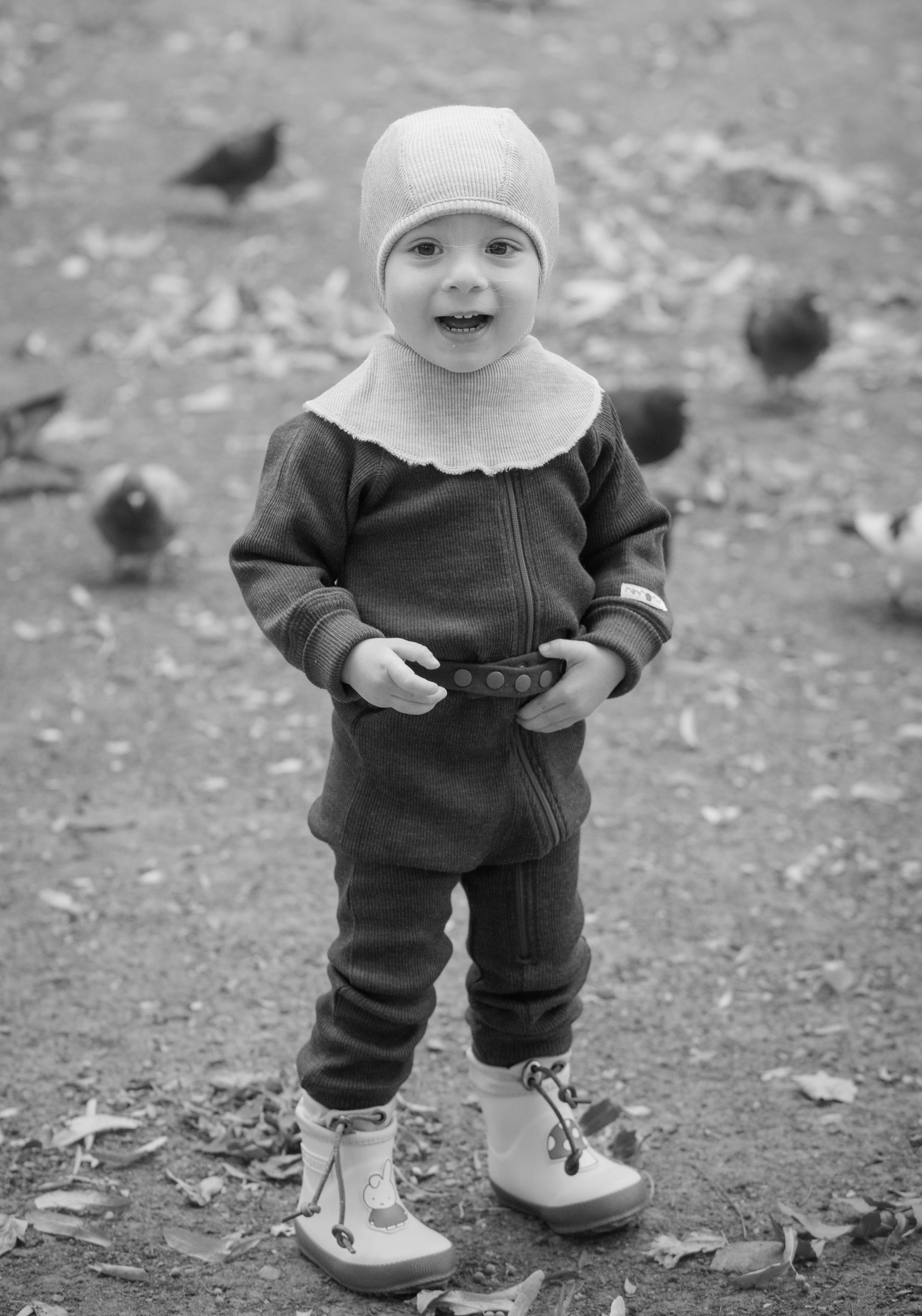 Salopetă din lână merinos - Seabreeze Teal