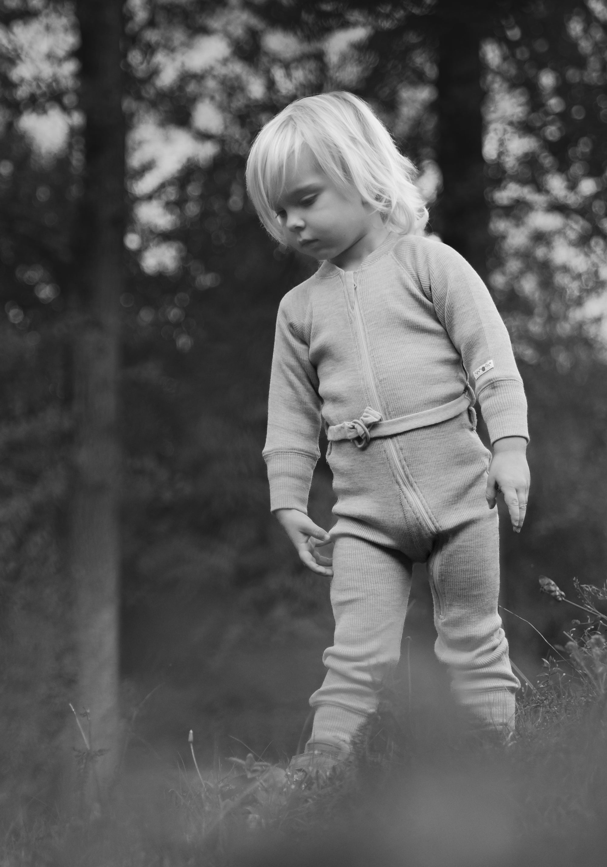 Salopetă lână merinos - Garden Moss Green