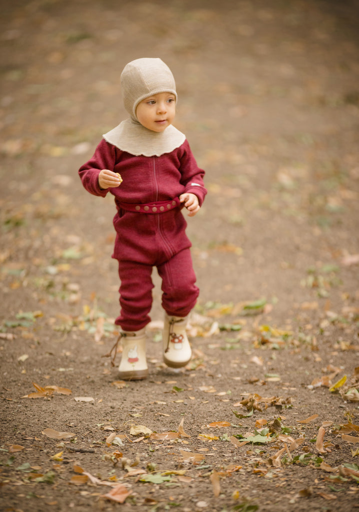 Salopetă lână merinos - Wild Pomegranate